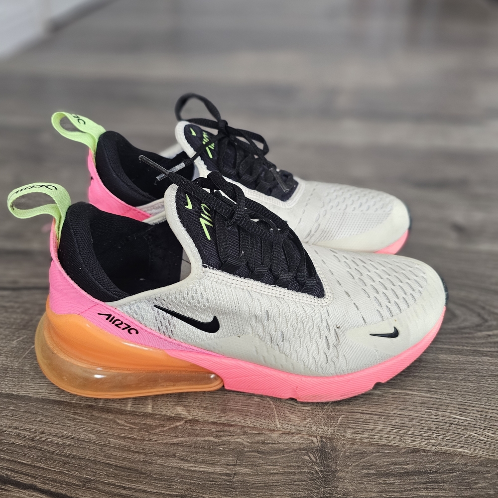 Nike Sneakers - Black, Pink, and Orange
